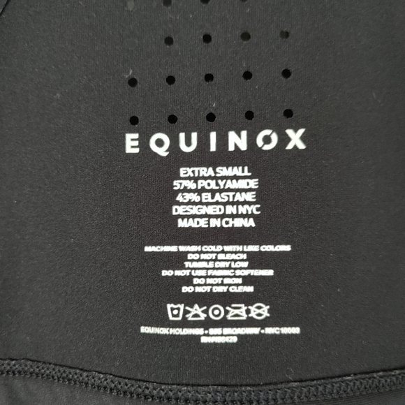 Equinox Performance Sports Bra Size XS Black - Picture 12 of 12